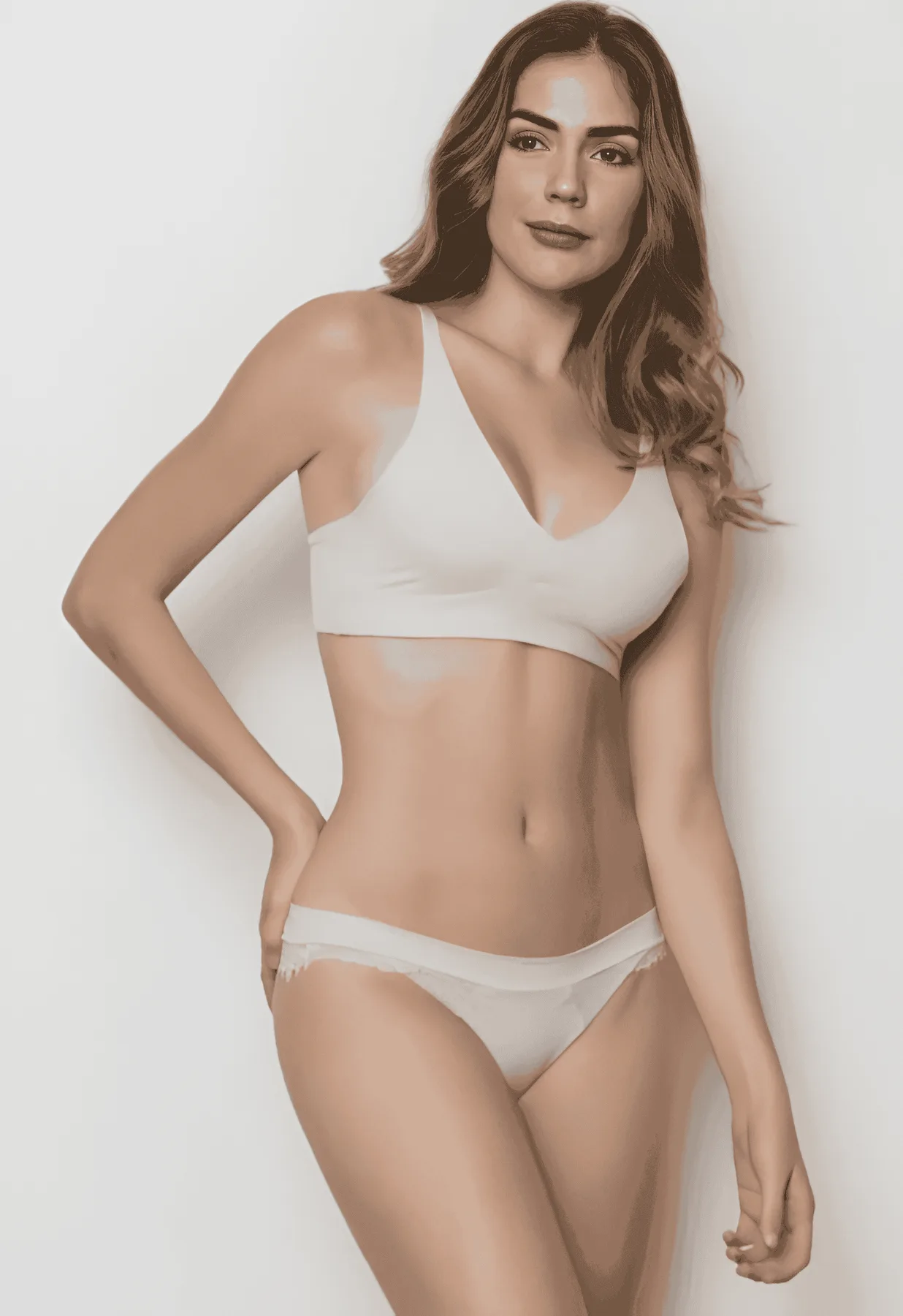 Sostén blanco – Microfibra suave y soporte cómodo - Dalí.